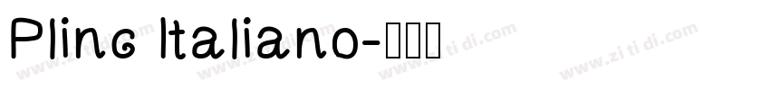 Plinc Italiano字体转换